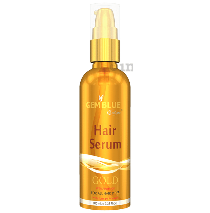 Gemblue Biocare Hair Serum Gold: Buy pump bottle of 100.0 ml Serum at ...
