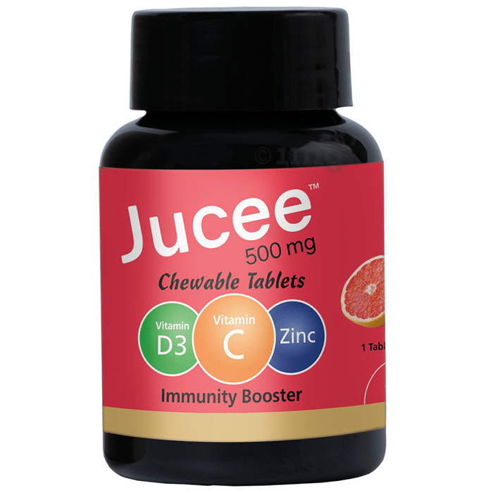 Jucee 500mg Chewable Tablet (60 Each) Delicious Grapefruit