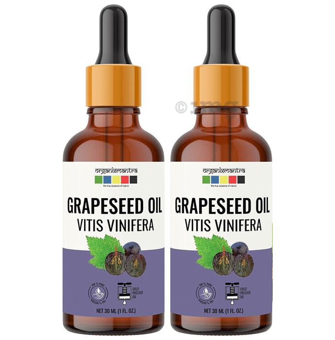 Organix Mantra Grapeseed Oil (30ml Each) Buy combo pack of 2 bottles