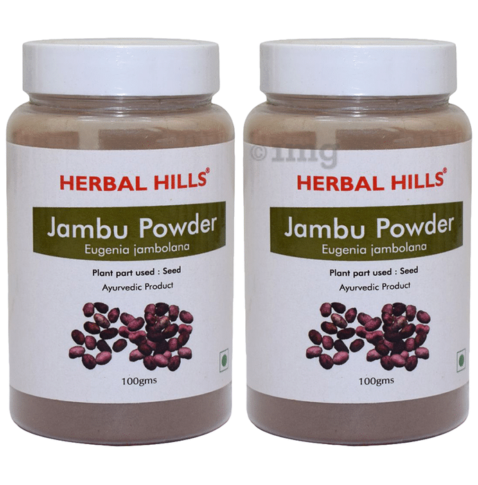 Herbal Hills Jambu Seed Powder Pack of 2