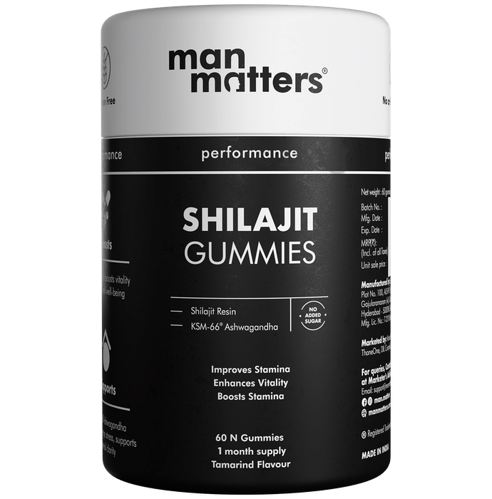 Man Matters Shilajit Gummies Tamarind