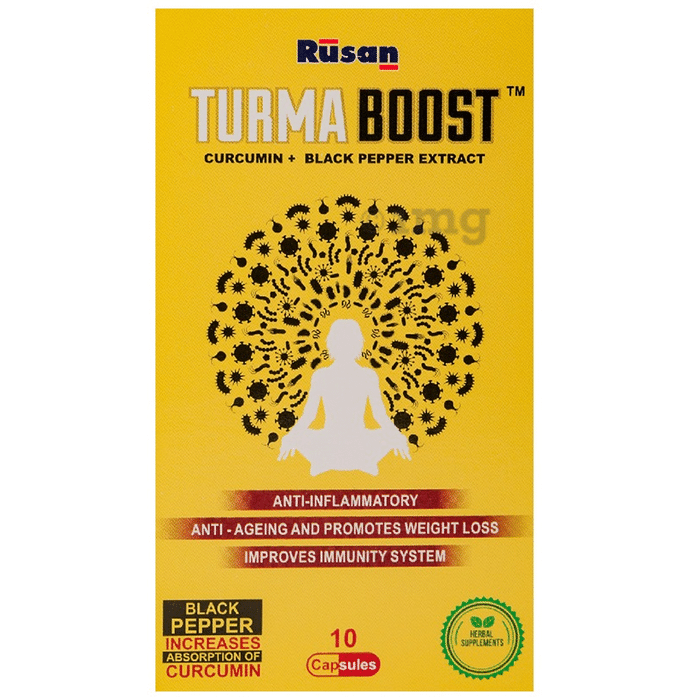 TurmaBoost Curcumin + Black Pepper Extract Capsule