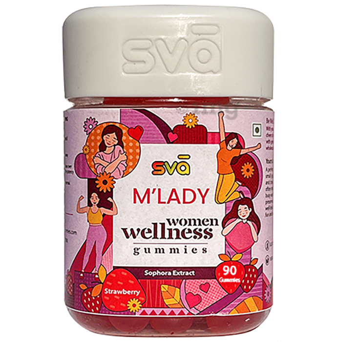 Sva M'Lady Women Wellness Gummies Strawberry