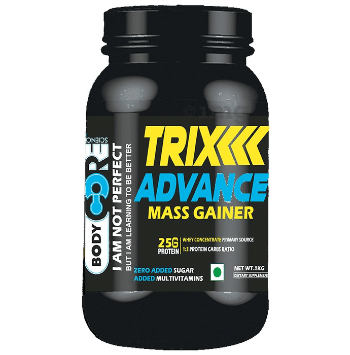 Body Core Science Trix Advance Mass Gainer Powder Mango