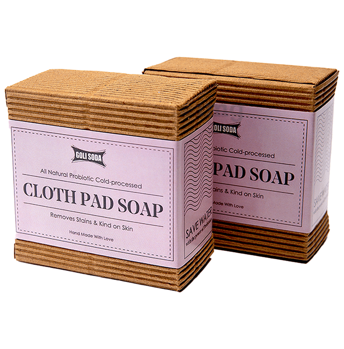 Goli Soda Cloth Pad Soap (90gm Each)