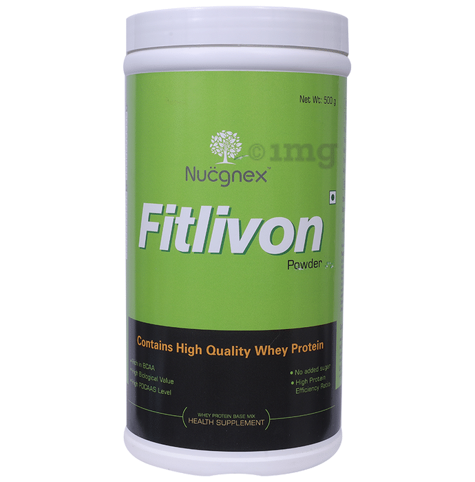 Nucgnex Fitlivon Whey Protein for Muscle Building | Powder