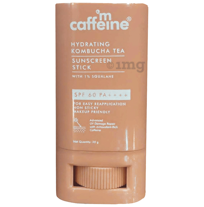 mCaffeine Hydrating Kombucha Tea Sunscreen Stick with 1% Squalane SPF 60 PA++++