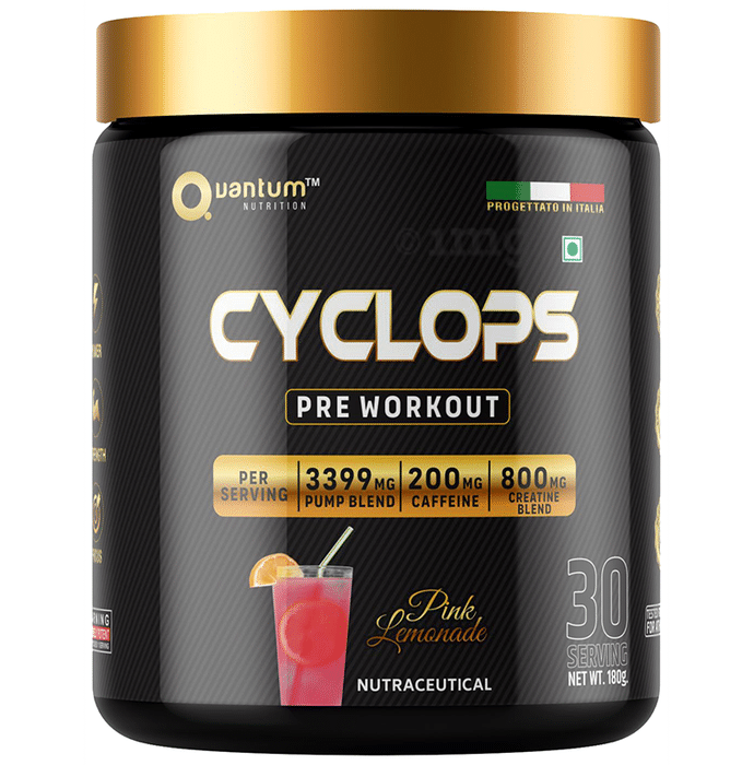 Quantum Nutrition Cyclops Pre Workout Pink Lemonade