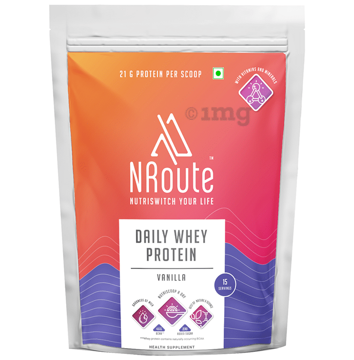 Nroute Daily Whey Protein Protein Powder Vanilla