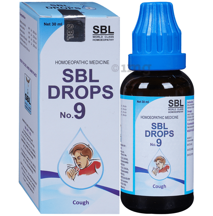 SBL Drops No. 9 ( For Cough)