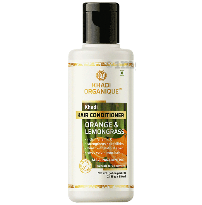 Khadi Organique Orange Lemongrass Hair SLS & Paraben Free