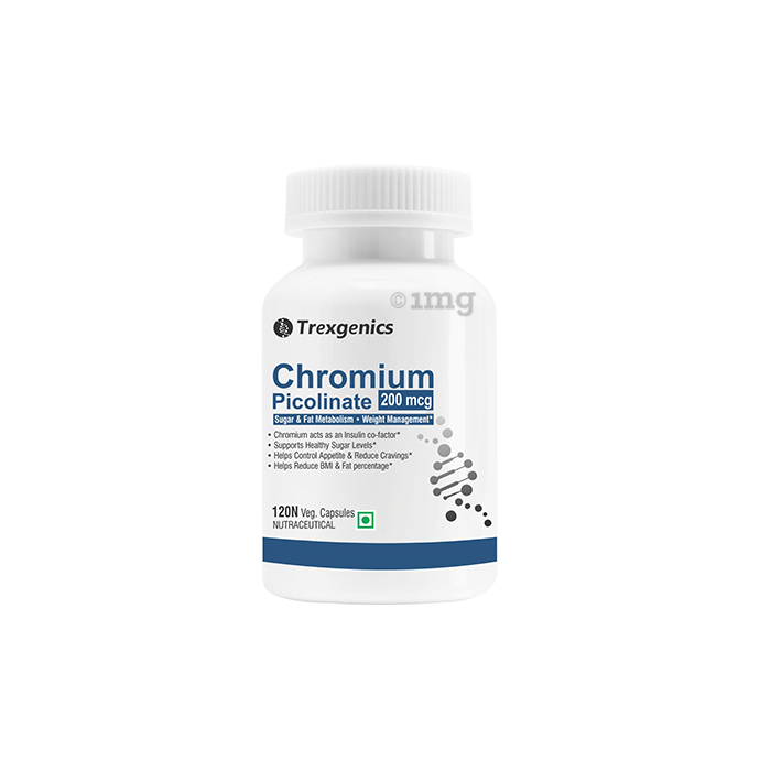 Trexgenics Chromium Picolinate 200mcg Veg Capsule
