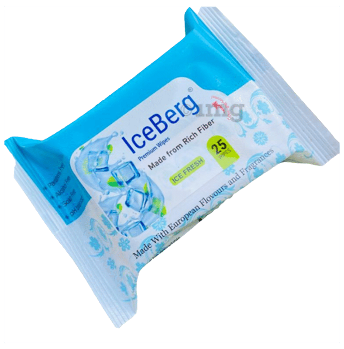 Ice Berg Premium Wipes (25 Each) Ice Fresh
