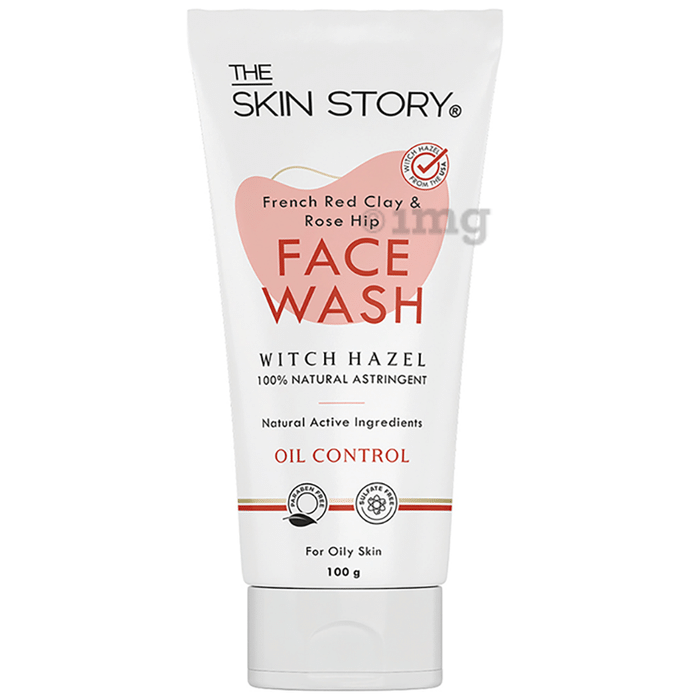 The Skin Story French Red Clay & Rose Hip Oil Control Face Wash