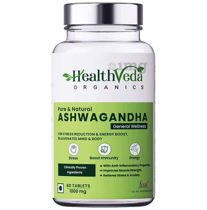 Health Veda Organics Ashwagandha Veg Tablet