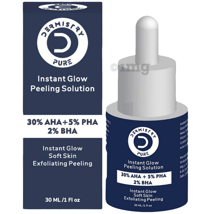 Dermistry 30% AHA 5% PHA 2% BHA Instant Glow Peeling Solution