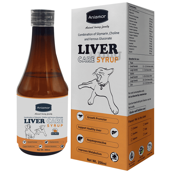 Aniamor Liver Care Syrup Chicken Flavour