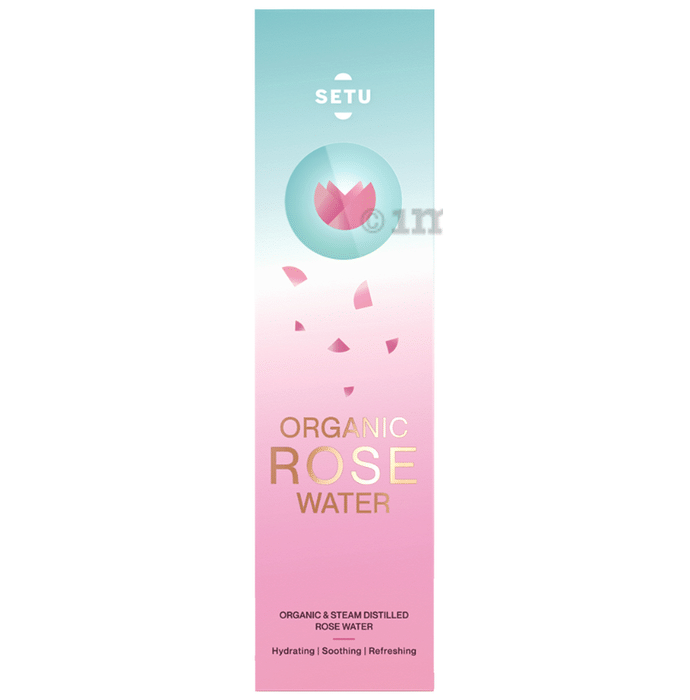 Setu Organic Rose Water for Bright, Hydrated Skin