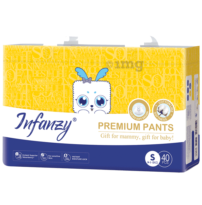Infanzy Premium Diaper (40 Each) Small