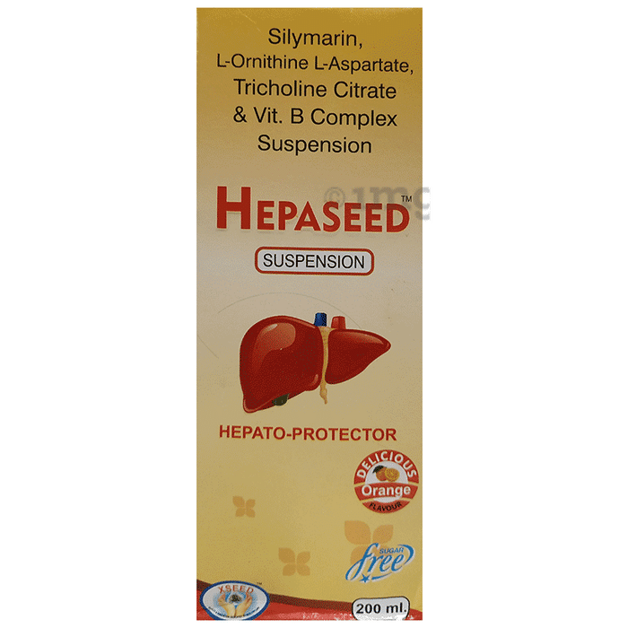 Hepaseed Oral Suspension Delicious Orange Sugar Free