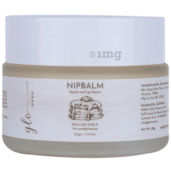 Glomama Nipbalm Nipple & Lip Butter for Cracked Nipples & Reduce Irritation Butter