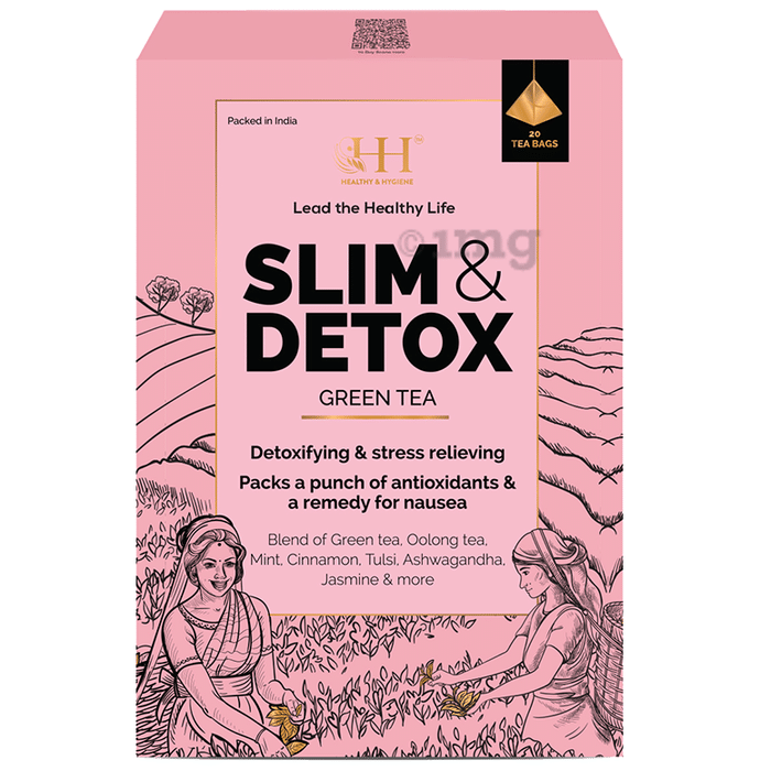 Healthy & Hygiene Slim & Detox Green Tea Bag (2gm Each)