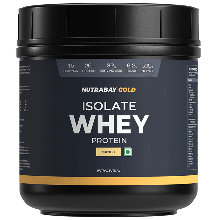 Nutrabay  Isolate Whey Protein Powder Mango