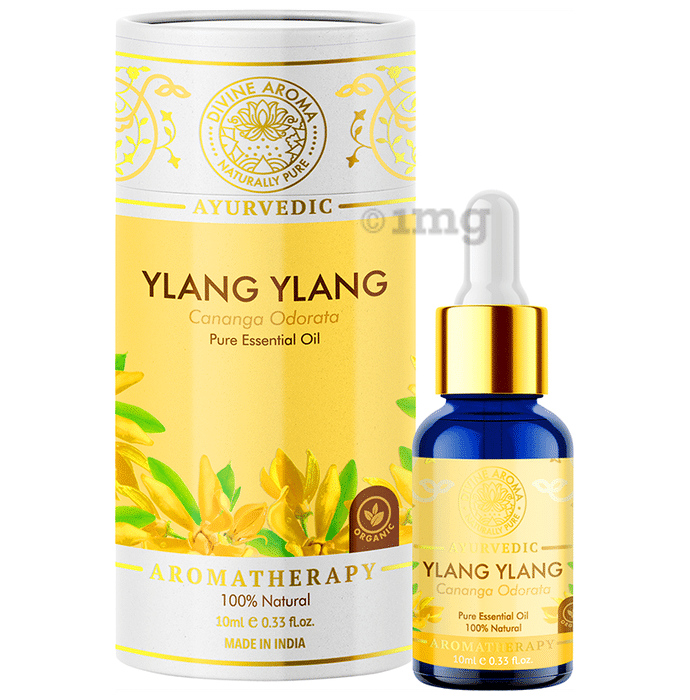 Divine Aroma Ayurvedic 100% Natural Pure Essential Oil Ylang Ylang
