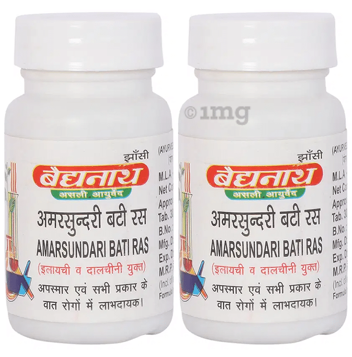 Baidyanath (Jhansi) Amarsundari Bati Ras Tablet (40 Each)