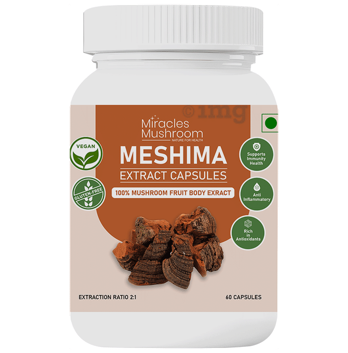 Miracles Mushroom Meshima Extract Capsule Gluten Free