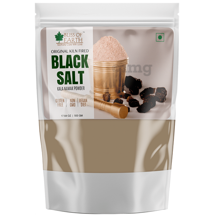 Bliss of Earth Original Kiln Fired Black Salt Kala Namak Powder