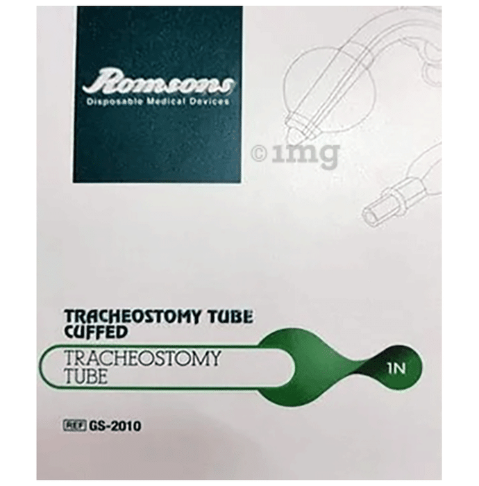 Romsons Tracheostomy Tube Cuffed 7.5