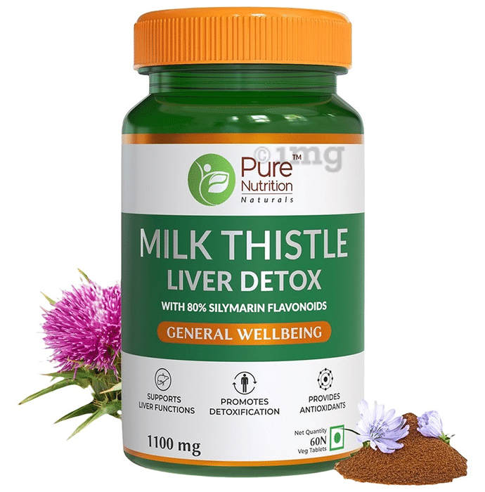 Pure Nutrition Milk Thistle Liver Detox Veg Tablet