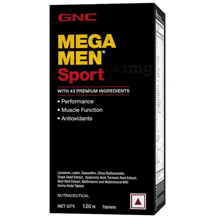 GNC Mega Men Sport for Performance, Muscle Function & Antioxidant ...