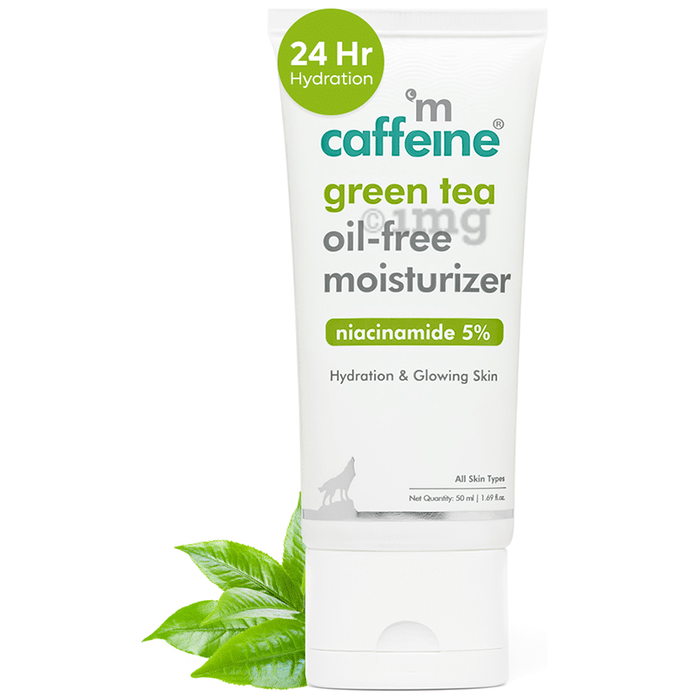 mCaffeine Green Tea Oil Free Moisturiser with Niacinamide 5%