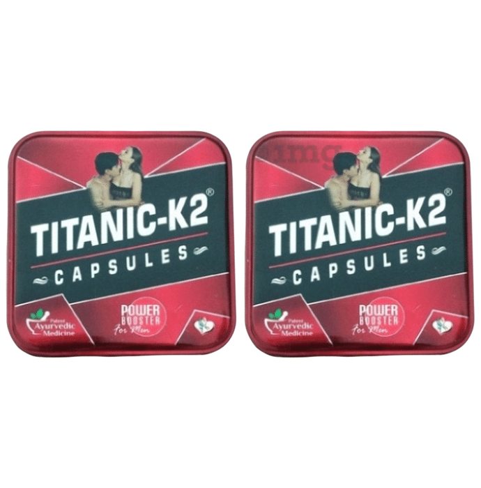 Titanic K2 Power Booster Capsule for Men (6 Each)