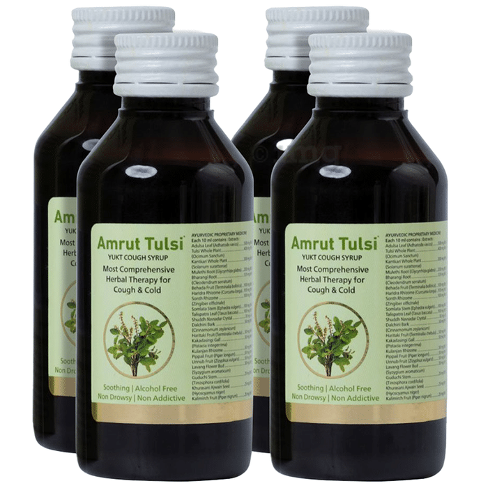 Amrut Tulsi Yukt Cough Syrup (100ml Each)