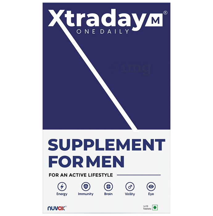 Nuvox Xtraday  Tablet Supplement for Men (10 Each)