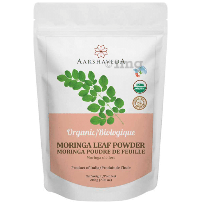 Aarshaveda Organic Moringa Leaf Powder