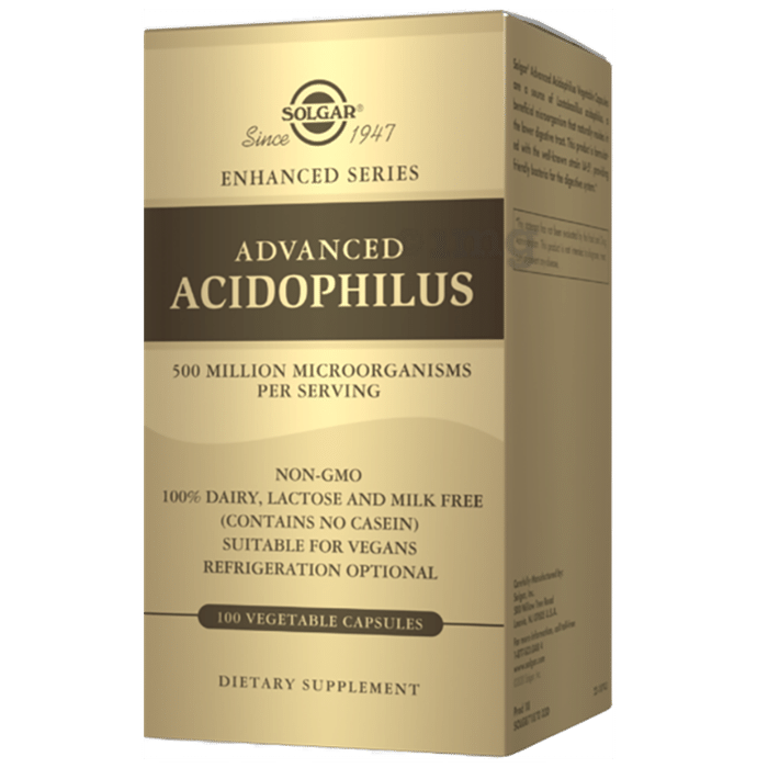Solgar Advanced Acidophilus Vegetable Capsule