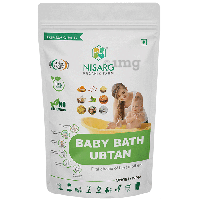 Nisarg Organic Farm Baby Bath Ubtan Powder