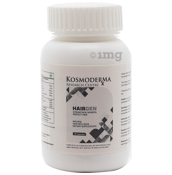 Kosmoderma HairGen for Hair Strength, Protection & Nourishment | Capsule