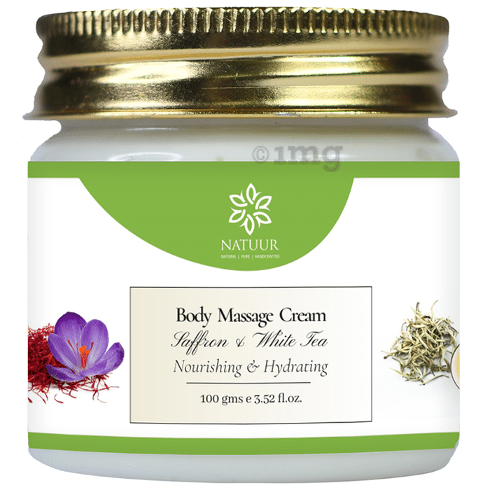 Natuur Body Massage  Cream Saffron and Goat Milk