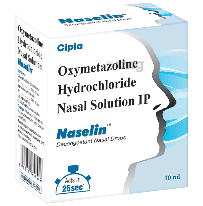 Naselin Decongestant Nasal Solution Buy bottle of 10 ml Nasal Solution
