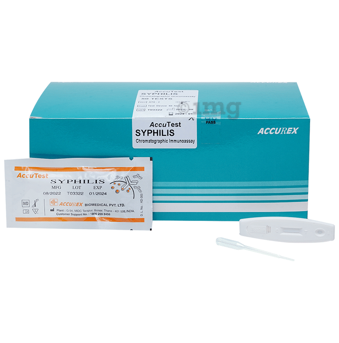Accu Test Syphilis Chromatographic Immunoassay Test Kit