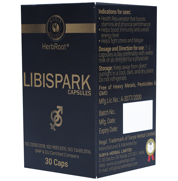 Herb Root Libispark Capsule (30 Each)
