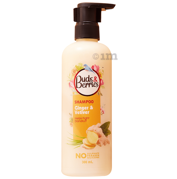 Buds & Berries Dandruff Control Shampoo Ginger and Vetiver