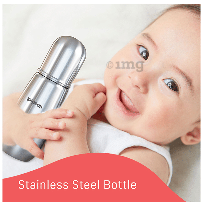 Pigeon stainless sales steel feeding bottle