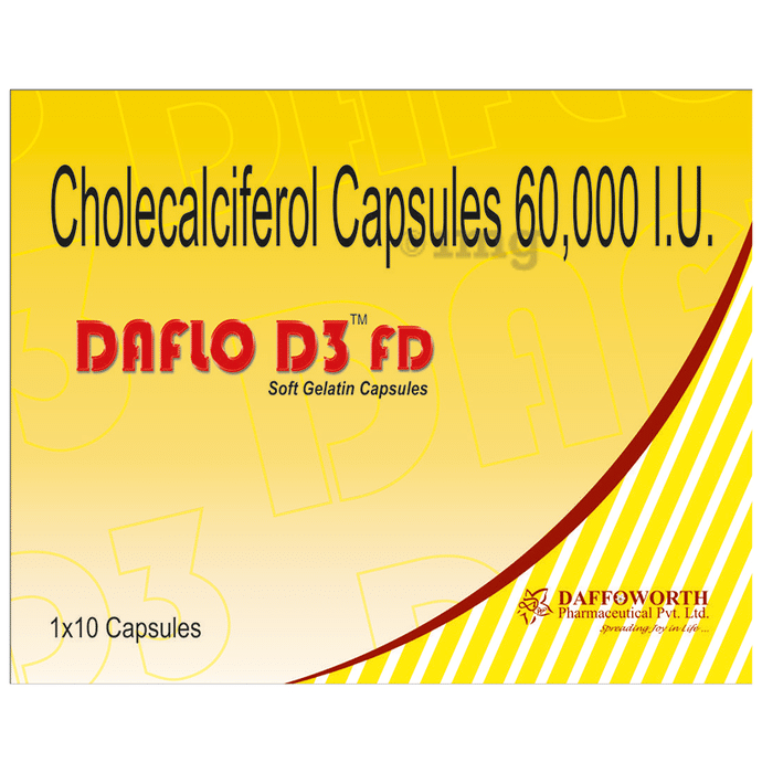 Daflo D3 FD Soft Gelatin Capsule