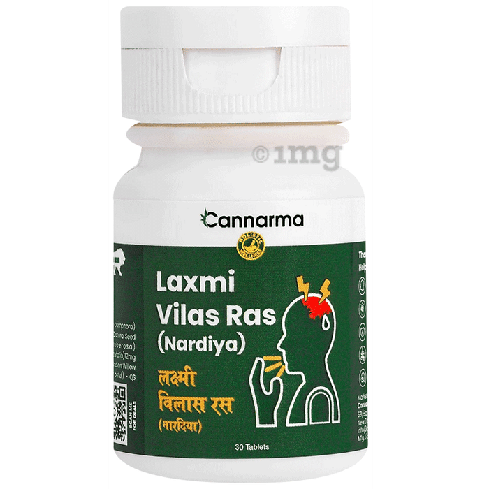 Cannarma Laxmi Vilas Ras (Nardiya) Tablet for  Cold, Cough & Headache